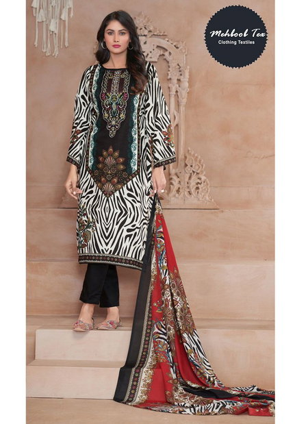 Mehboob Tex 1455 Cotton Printed Pakistani Salwar Suit Wholesale In India